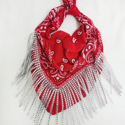 Paisley Vintage Diamond Tassel Scarf - myETYN