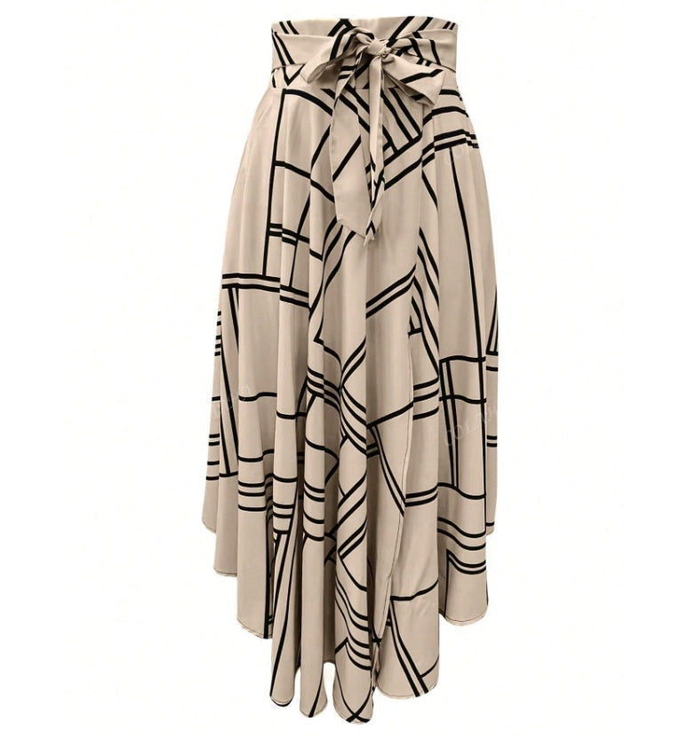 Women's Solid Color Simple Daily Slit Skirt