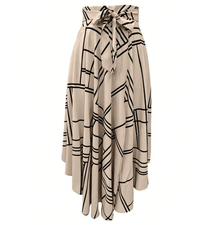 Women's Solid Color Simple Daily Slit Skirt