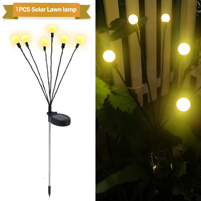 Simulation Firefly Solar Light Outdoor Garden Decoration Lawn Landscape Lamp Xmas Decor Solar LED Lights Outdoor Garden Lights - myETYN