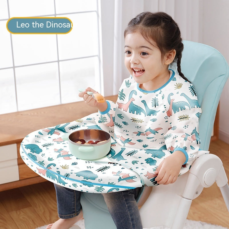 Dining Chair Overclothes Baby Eating Bib Water And Dirt Resistant Baby Food Apron Detachable