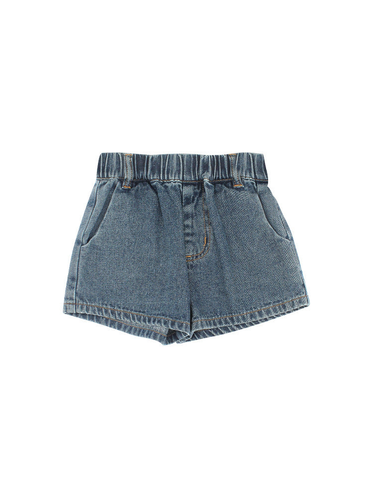 Girls' Personality Pants Kitten Ears Denim Shorts