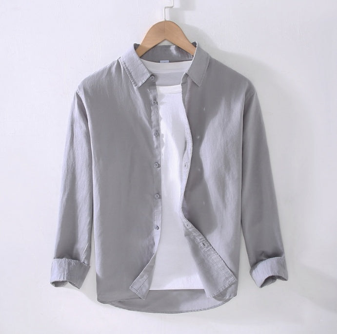 Breathable Cotton Linen Shirt