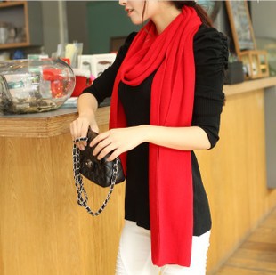 Warm Cashmere Like Monochrome Scarf Shawl - myETYN