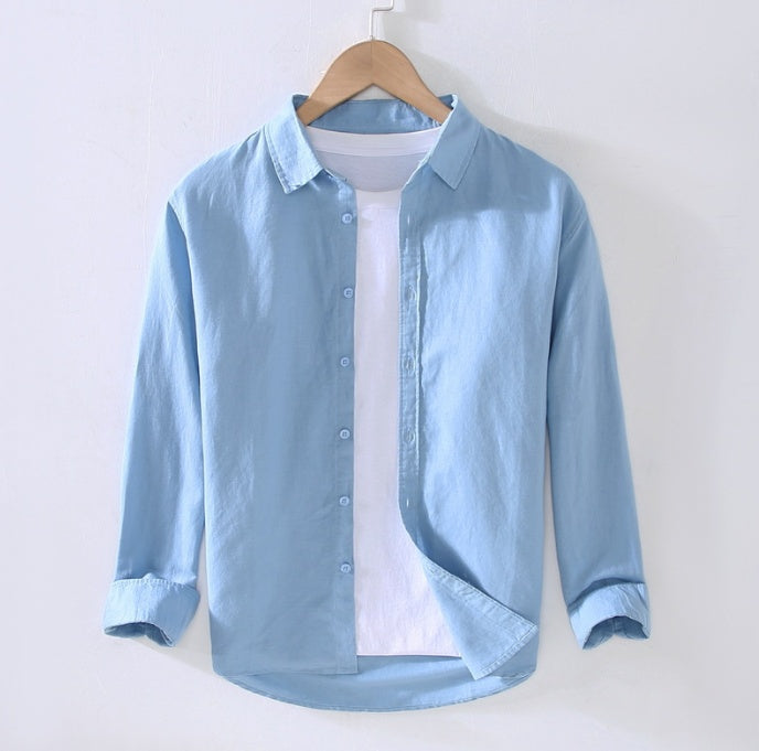 Breathable Cotton Linen Shirt