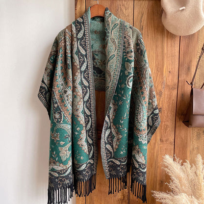 Ethnic Style Travel Wear Shawl Lijiang Yunnan Scarf