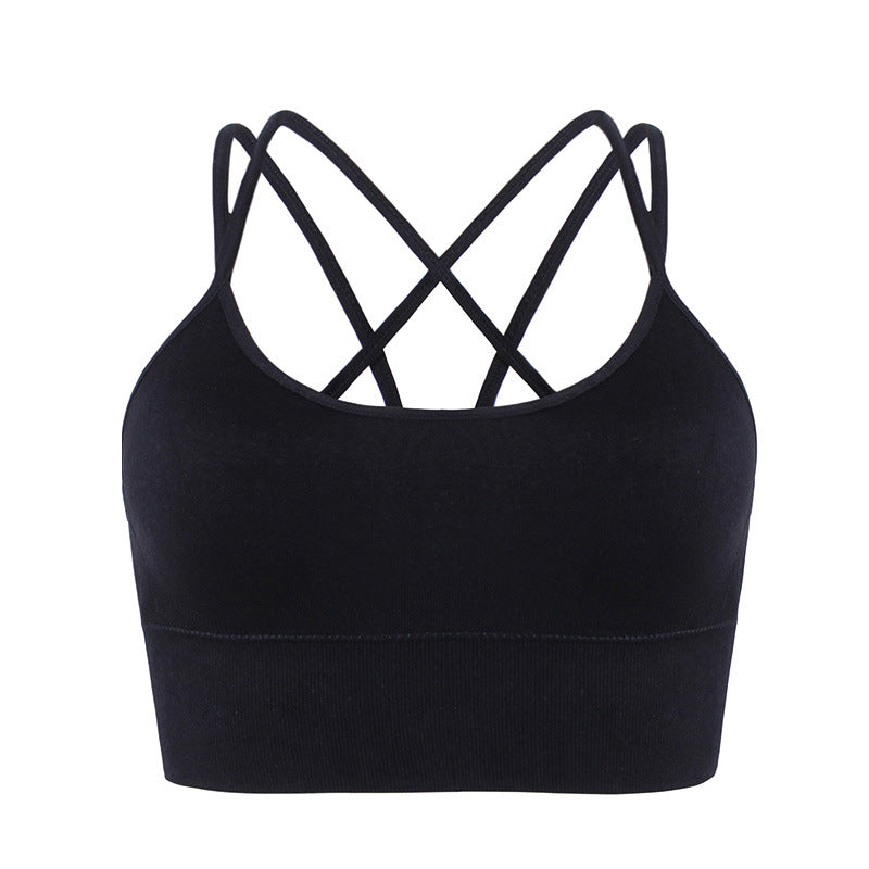 Women's Sports Bra Underwired Tube Top Vest