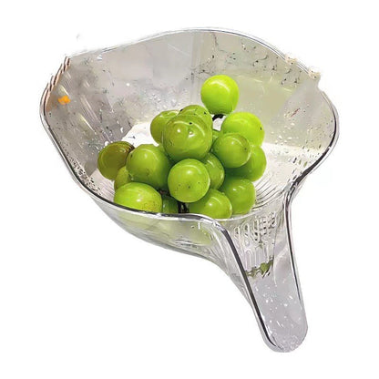 Household Self-contained Draining Taobao Dish Washing Fruit Basin - myETYN