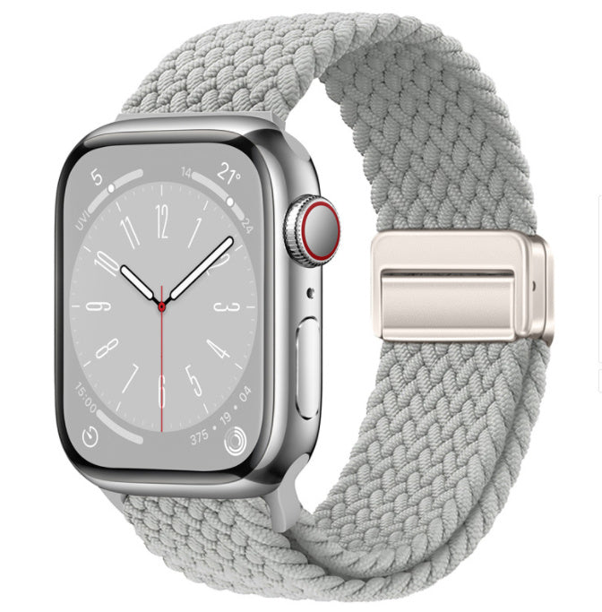 Magnetic Buckle Woven Loop Integrated Strap