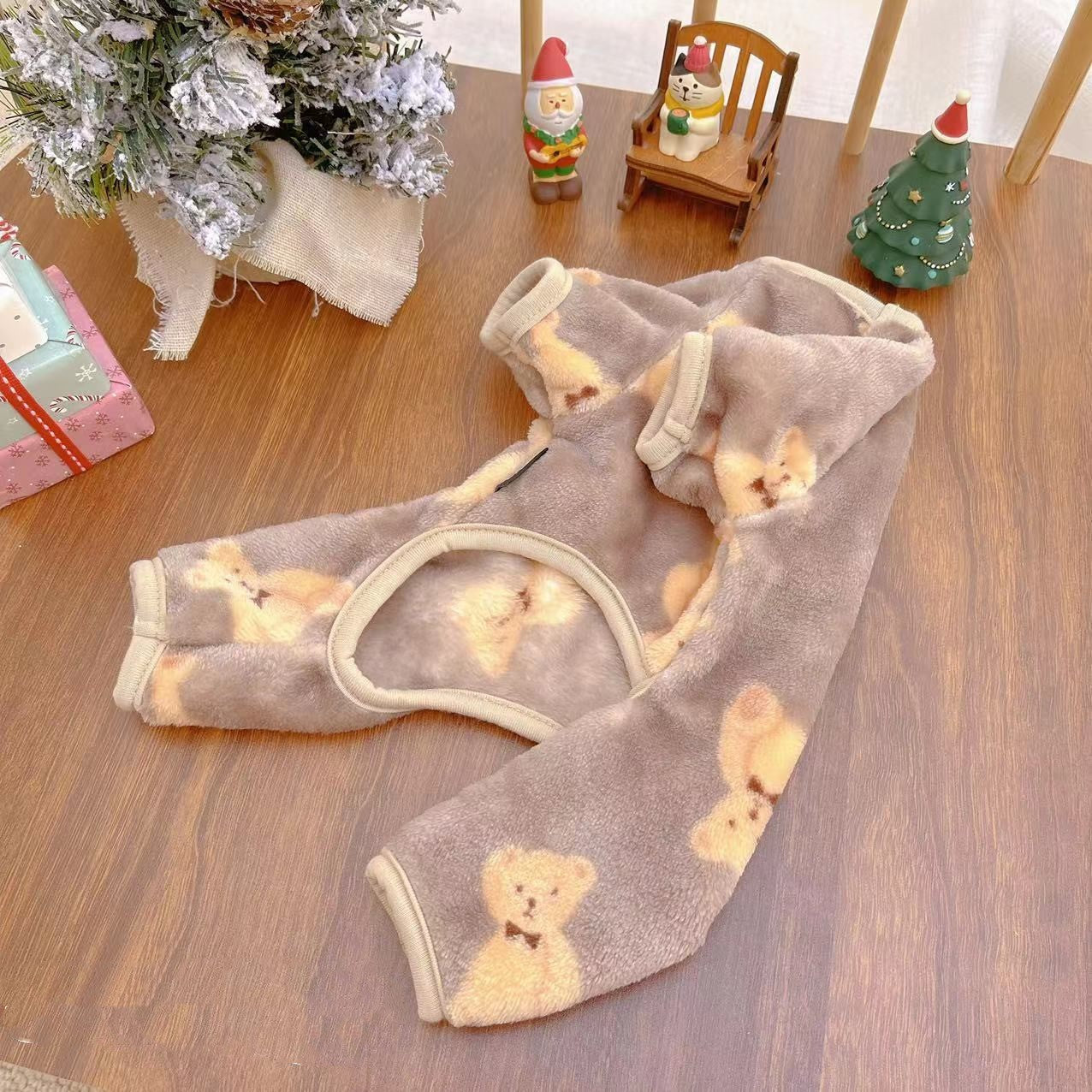 Dogs Cats Double-sided Plush Pet Clothing Warm