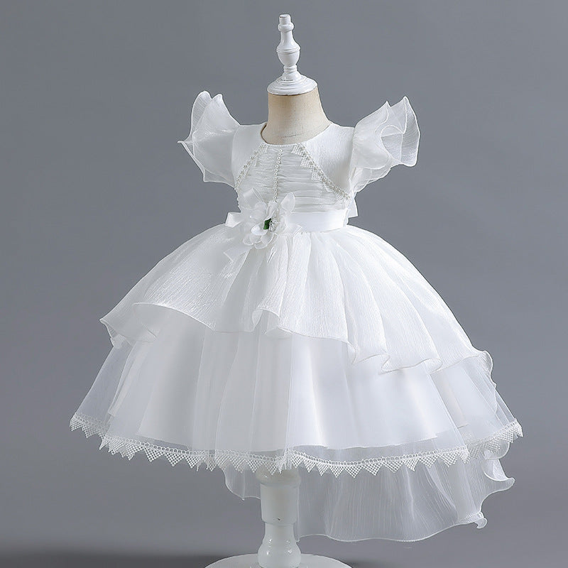 European And American Backless Cake Princess Dress