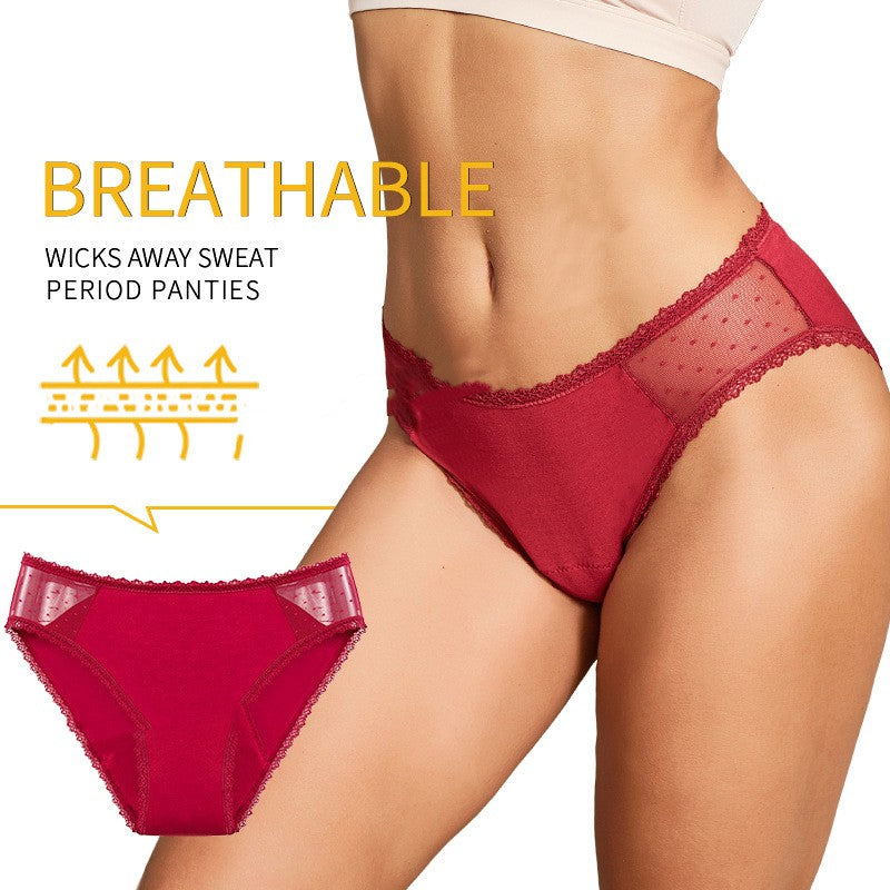 Sexy Lace Washable Women's Underwear Leak Proof - myETYN