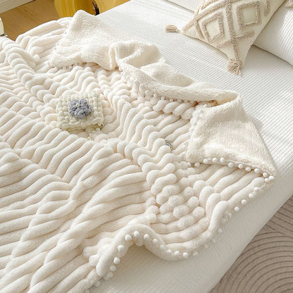 Dehaired Angora Blanket: Sumptuous Comfort for Nap or Sofa Cover Use