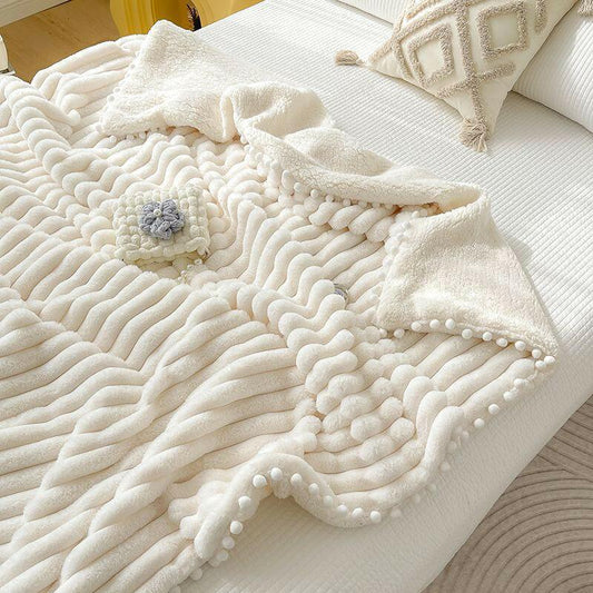 Dehaired Angora Blanket: Sumptuous Comfort for Nap or Sofa Cover Use