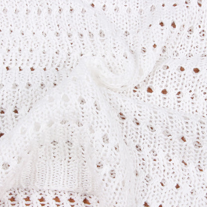 V-neck Waist Back Lace Up Beach Skirt In Europe And America