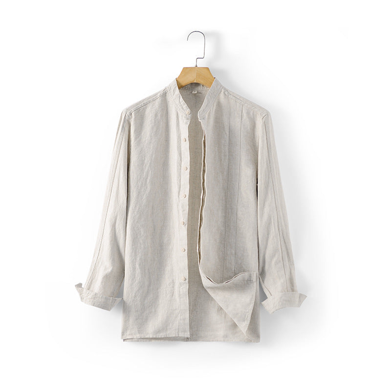 Men's Casual Loose Linen Shirt