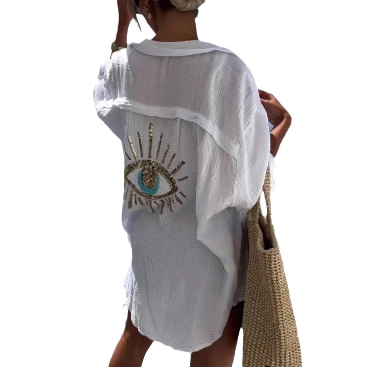 Lapel Long Sleeve Cotton And Linen Casual Fashion Shirt