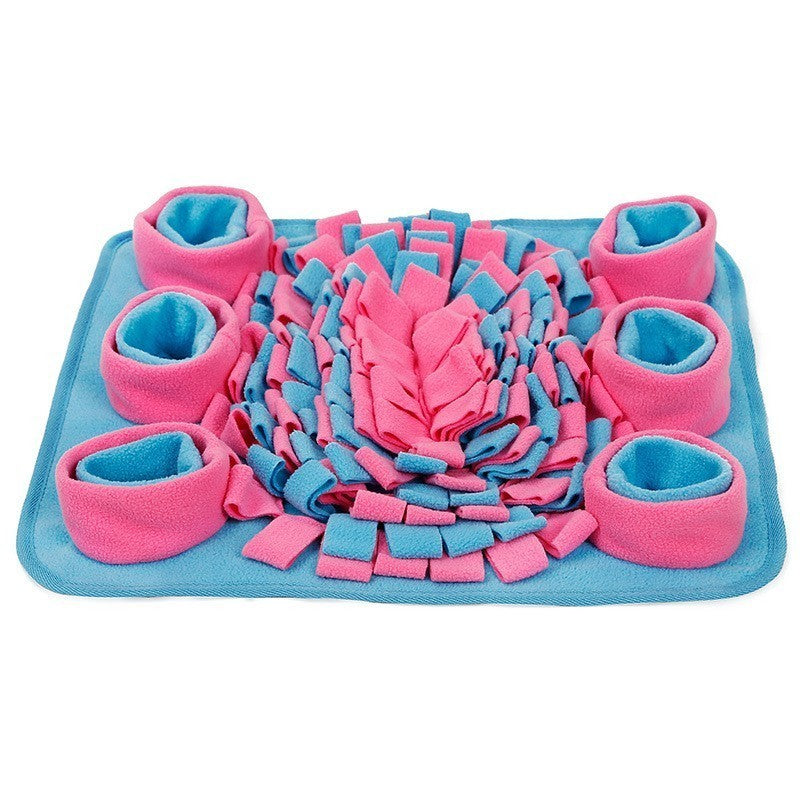 Dog Sniffing Mat Dog Puzzle Toy Pet Snack Feeding Mat Boring Interactive Game Training Blanket Snuffle Feeding Training Mat