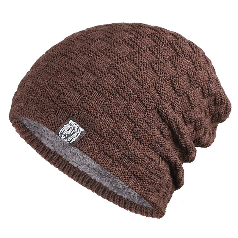 Tiger Label Fleece Warm Men's Hat - myETYN