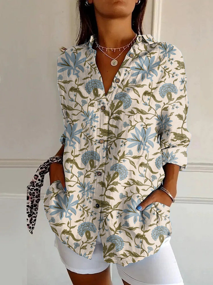 Women's Fashion Summer Pattern Printed 3D Shirt