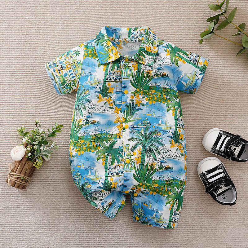 Summer Baby Boy Gentleman Jumpsuit