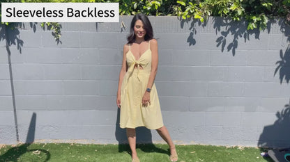 Women's Sleeveless Backless Bodycon Maxi Dress – Summer Spaghetti Strap Evening Party Dress