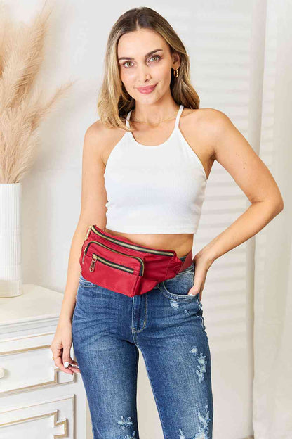 Fame Triple Pocket Nylon Fanny Pack - myETYN