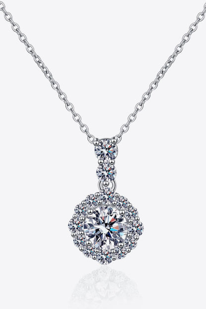 1 Carat Moissanite 925 Sterling Silver Necklace - myETYN